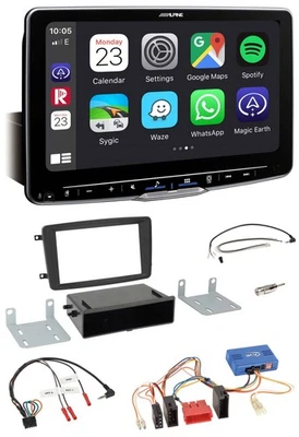 Alpine Bluetooth Lenkrad USB DAB Autoradio für Mercedes CLK A209 2003-2004 - Bild 1 von 4