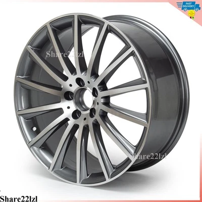 Llanta delantera mecanizada gris 20"x8,5 multiradios estilo AMG para Mercedes Benz S500 S550 Foto 1 de 4