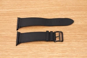 Apple Watch Hermes Hermès 49 mm 45 mm 44 mm 42 mm Single Tour Noir cuero negro - Imagen 1 de 8