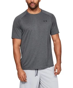 Under Armour Men's UA Tech Short Sleeve Training Dry Shirt Tee Color Gray NWT - Picture 1 of 4