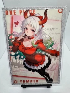 ✨ One Piece Jumbo Yamato Glitter Border Trading Card – A5 Anime Display - Picture 1 of 4
