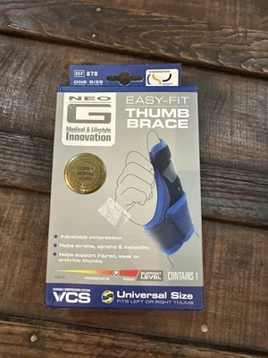 NUEVA férula de soporte para pulgar Neo-G de fácil ajuste para gatillo pulgar túnel carpiano artritis Foto 1 de 4