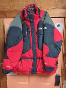 The North Face Steep Tech Jacket Heavy 600 LTD Goose Down Red Black Men's 5XL - Picture 1 of 20