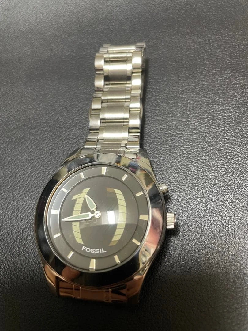 Fossil Big Tic Stainless Steel Band Analog & Digital Wristwatches