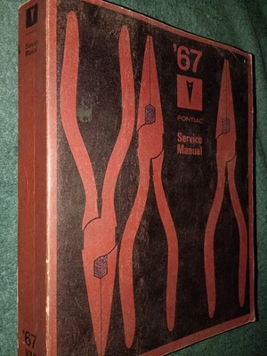 1967 PONTIAC / LEMANS / GTO+/ BONNEVILLE+ SHOP MANUAL / ORIGINAL SERVICE BOOK - Image 1 of 4
