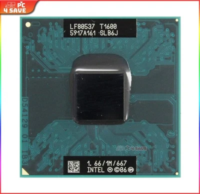 Intel Celeron T1600 Laptop CPU SLB6J 1.66GHz Dual Core Mobile Processor - Image 1 of 2