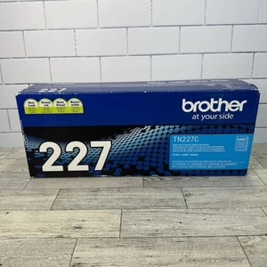Brother TN-227C Cartuccia Toner Ciano Alta Resa 277 SIGILLATA NUOVA SCATOLA - Foto 1 di 6