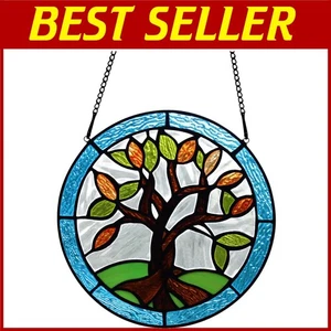 Bunter Lebensbaum Fenster Hängedeko - Bild 1 von 10