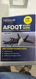 New Trivium AFOQT Study Guide 2025-2026 PREP Book ISBN 9781637985434 - Picture 1 of 2