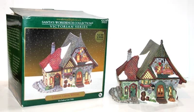 Santa's Workbench Crystal Creek Winery Christmas Village House Victorian Holiday - Image 1 of 4