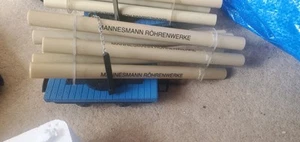 LGB G Gauge 41500 Mannesmann Pipe Wagon. LGB. Blue. Wagons. 41500. X3 - Picture 1 of 2