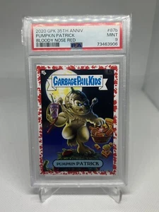 2020 GPK 35th Anniversary Pumpkin Patrick Bloody Nose Red #87b PSA 9 - Picture 1 of 2