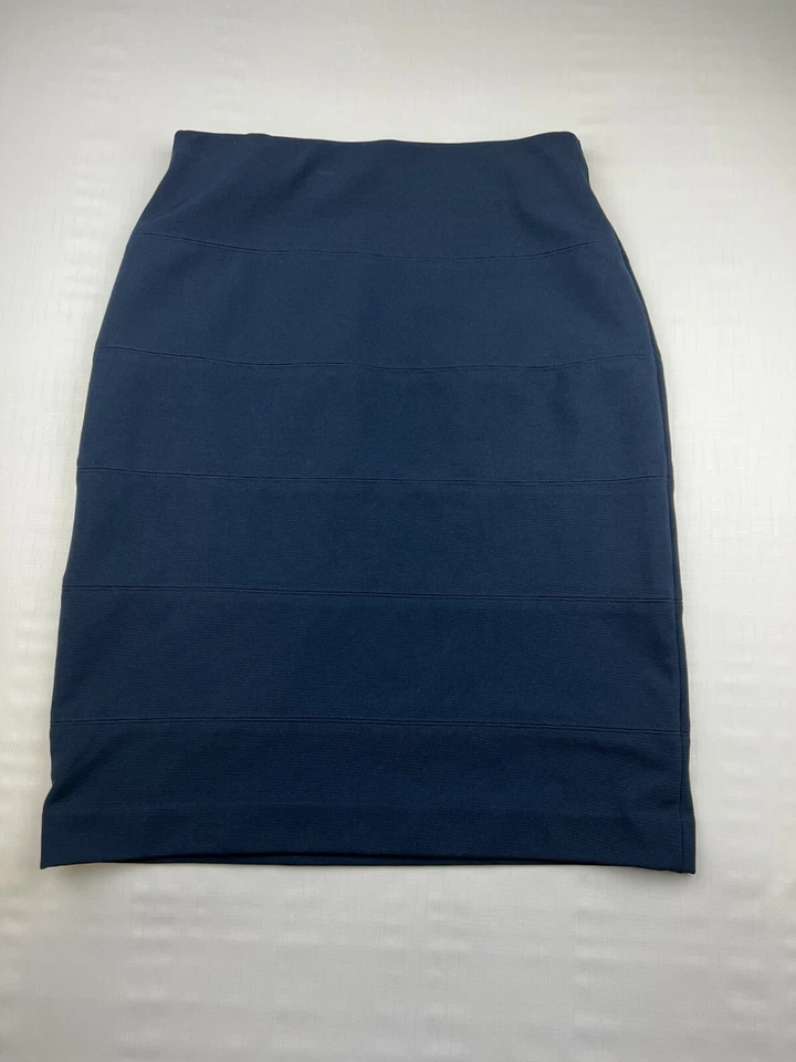 Женская юбка-карандаш Alfani размер XS синяя без застежек эластичная  - Изображение 1 из 4