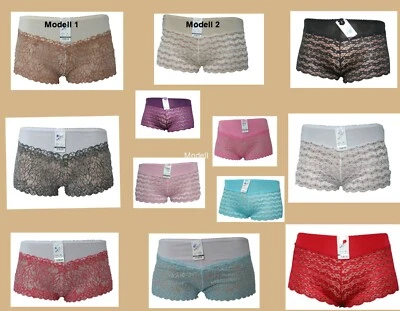 10 Stück  SEXY DAMEN SLIPS DESSOUS PANTS  French Boxer Größe 34/36 (M) - Bild 1 von 4