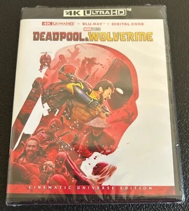 Deadpool & Wolverine (4K Ultra HD + Blu-ray + Digital) Marvel, Hugh Jackman, NEW - Picture 1 of 3