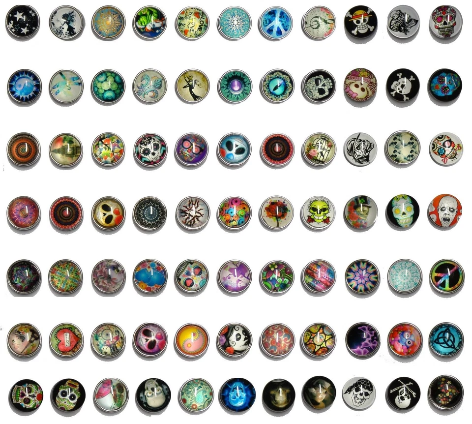 Klick Click Button Druckknopf für Armband Ring Kette Gürtel für Chunk-Systeme  - Bild 1 von 1