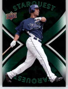 2008 Upper Deck 1st Edition StarQuest Carlos Pena Foil Insert MLB UD Rays #37 - Picture 1 of 2