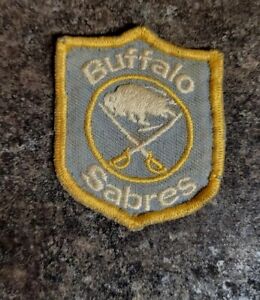 Early 1970s Buffalo Sabers Crest Patch , Made By Voyageur