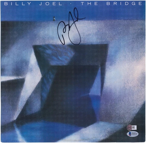 Billy Joel Autographed The Bridge Album Cover Beckett Cover
