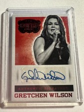 K86,957 - 2015 Panini Country Music Signatures Red #16 Gretchen Wilson Auto #/99