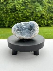 Coelestin (ca. 639g, ca. 10,4cm) ohne Deko - Bild 1 von 1