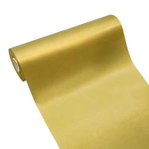 Gold Satin Ribbon 10 Inch 25 Yards Fabric Large Silk Ribbon for Gift Wrapping... - Picture 1 of 2