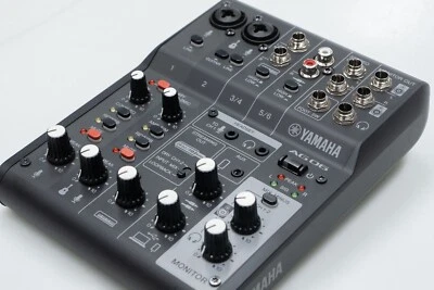 YAMAHA AG06 AG06MK2 B Black 6-Channel Live Streaming Mixer USB Audio Interface - Image 1 of 4