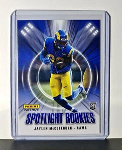Jaylen McCollough Rookie 2024 Panini Spotlight Rookies NFL #38 Rams 1 of 1426 - Picture 1 of 2