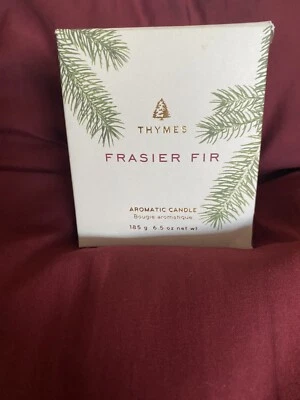 Thymes Frasier Fir Candle Aromatic Candle  Bougie Aromatique 185g  6.5 oz NEW - Image 1 of 4