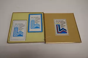 Carte da gioco vintage Giochi Olimpici Invernali Lago Placid XIII-1980 2 MAZZI carte - Foto 1 di 3