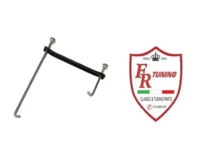 STAFFA FISSAGGIO BATTERIA PLASTIFICATA ALTA QUALITA FIAT 500 - Picture 1 of 1