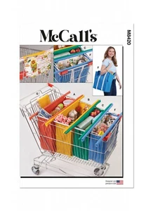 McCALll's Easy SEWING PATTERN M8420 Shopping Trolley borse e custodia - Foto 1 di 5