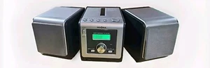 Insignia Micro Component CD System W/ 2 Speakers AM-FM Radio-Clock. Works - Picture 1 of 15