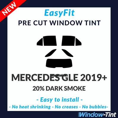 EasyFit Static Pre Cut Window Tint For Mercedes GLE 2019 20% Dark Rear - Image 1 of 3