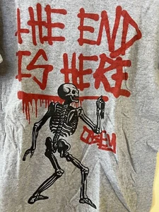Camiseta gris para hombre Obey Skeleton End I Here talla S - Imagen 1 de 5