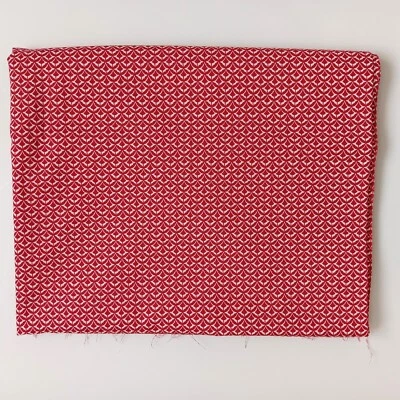 RJR Fashion Fabrics Red Patterned Cotton Fabric 1930s Quilt Revival Museum 2yd - Image 1 of 4