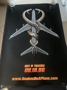 SNAKES ON A PLANE CINEMA ONE SHEET UK 27 X 40 ADVANCE SAMUEL JACKSON 2006 - Bild 1 von 2