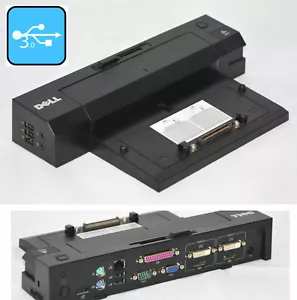 Docking Station Dell Latitude K09A 2xUSB 3.0 E-Port Plus II 12TFYA00 035RXK #14 - Picture 1 of 1