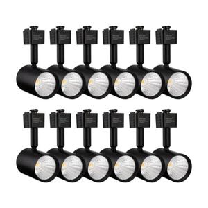 12 Pack LED Track Lighting Heads Compatible with Single Circuit J Type 4000K B - Picture 1 of 12