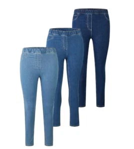 EX HIGHSTREET JEGGING COSY HIGH WAISTED FULL LENGTH LEGGING STRETCHY JEAN 541 - Picture 1 of 17