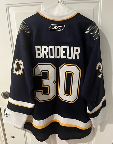 Martin Brodeur St. Louis Blues 3rd Alternate Jersey Reebok Jersey XXL Cover