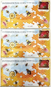 2022 $2 Honey Bee International Coin of the Year 2023 Embossed 2023 PNC Trio 888 - Picture 1 of 5