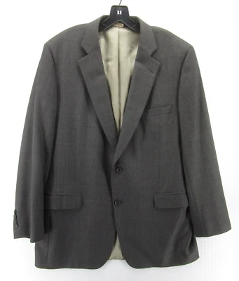 VINTAGE Paul Stuart Blazer Men 44 Gray Sports Coat Jacket Wool Super 100s Lined - Image 1 of 4