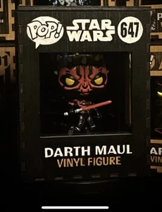 Darth Maul Custom hand Painted GITD Funko Pop 647 NYC Comic Con SPECIAL EDITION - Picture 1 of 5