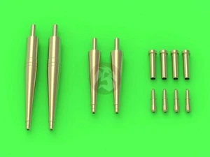 Master 1/48 Spitfire Mk.Vc 20mm Kanone & .303 MG Laufspitzen (Eduard) AM-48-166 - Bild 1 von 1