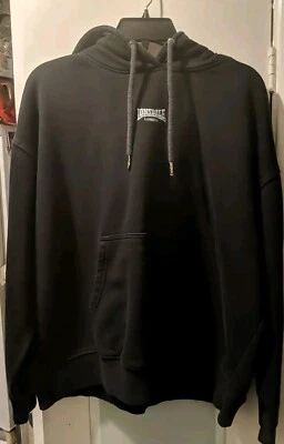 Lonsdale Womens Heritage Hoodie Black 14 (XL) - Image 1 of 4