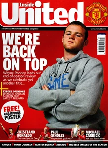 Inside United Magazine July 2007 Wayne Rooney Michael Carrick Cristiano Ronaldo - Picture 1 of 4
