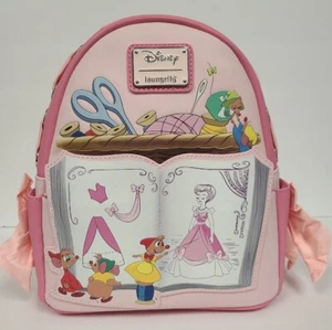 Disney Loungefly Cinderella Mäuse Schneiderin Mini Rucksack - Bild 1 von 5