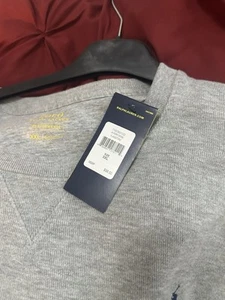 Grey Long Sleeve Polo shirt - Picture 1 of 5