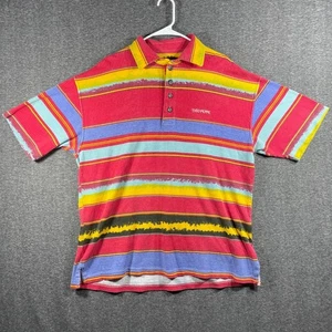 Camisa de Colección This Peppe Para Hombres L-XL Manga Corta Polo Acanalado Algodón Hecha en Grecia - Imagen 1 de 17